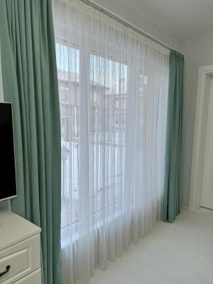 Готови плътни пердета - мента, 270х280