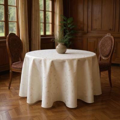 Официална покривка за маса от елегантен плат, екрю
