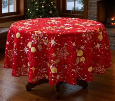 Коледна покривка за маса Тържество, памук и полиестер