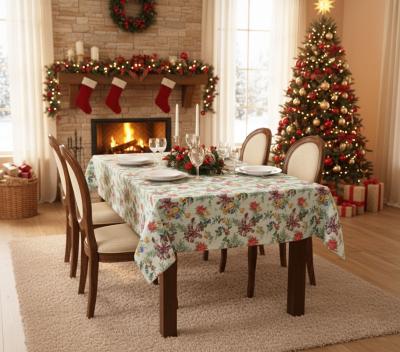 Обичам Коледа! Красива новогодишна покривка за маса - винтидж