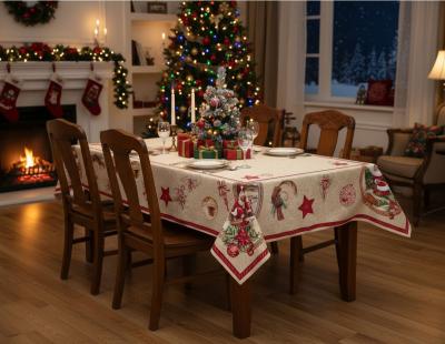 Коледна покривка за маса – жакард 140x180 см