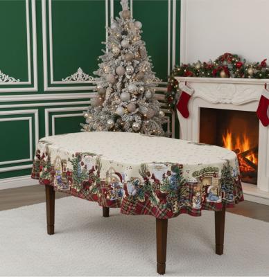 Коледна покривка - Весела зима, жакард