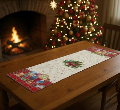 Коледна приказка – луксозен жакардов тишлайфер 45×140 см