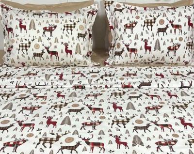 Коледен спален комплект от ранфорс - Снежно очарование