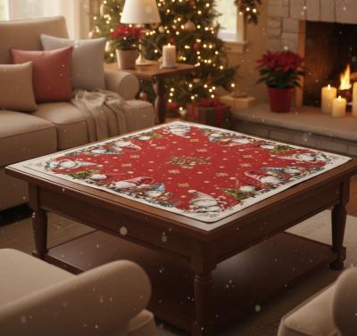 Коледно жакардово каре Зимна магия