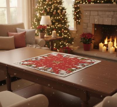 Коледно жакардово каре Зимна магия