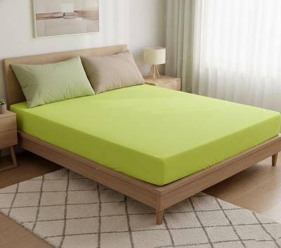 Зелен чаршаф с ластик - памучен долен чаршаф протектор