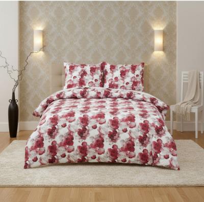 Бохемска романтика в бордо – спален комплект от ранфорс