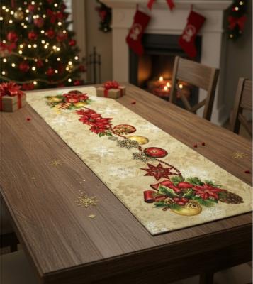 Коледен тишлайфер Звездна хармония - жакард