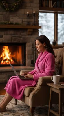 домашен халат от микрофибър