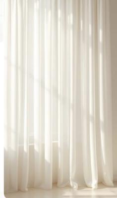 Перде от воал - цвят екрю