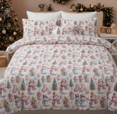 Коледен уют в елхова прегръдка — Спален комплект от ранфорс