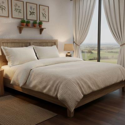 Спокоен разкош в цвят капучино – спален комплект от памучен крепон