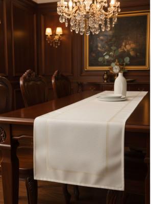 Тишлайфери и карета за маса от поливискоза - екрю