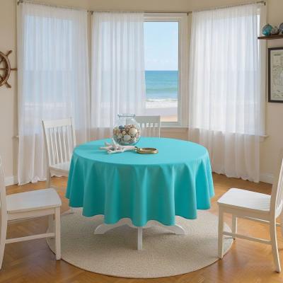 маса с водоустойчива синя покривка