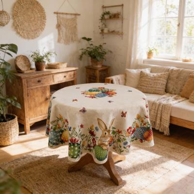 Великденска покривка за маса от жакард - разкошни тематични картинки