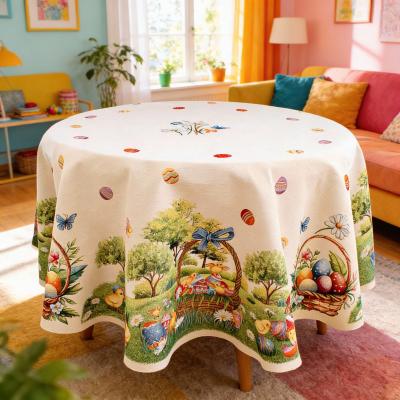 Красива жакардова покривка за Великден