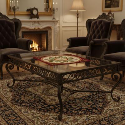 Жакардово каре - салфетка за маса Мандала