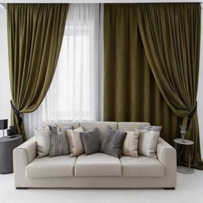 Плътни завеси с характер и уют - тъмнозелени