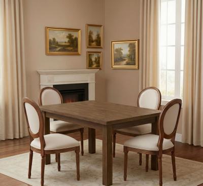 Плътни пердета - нюанс екрю, готови за окачване с размери по заявка