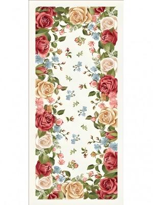 Жакардов тишлайфер с Фантастични рози