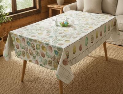 Великденска покривка за маса с чудесни цветове от природата