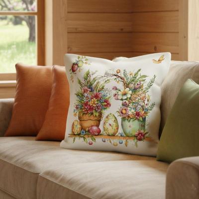 Великденска калъфка за възглавница  - фантастични фигури от Приказка