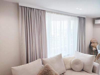 Готови плътни пердета - сиво, млечносиво, графит