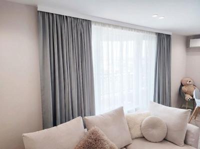 Готови плътни пердета - сиво, млечносиво, графит