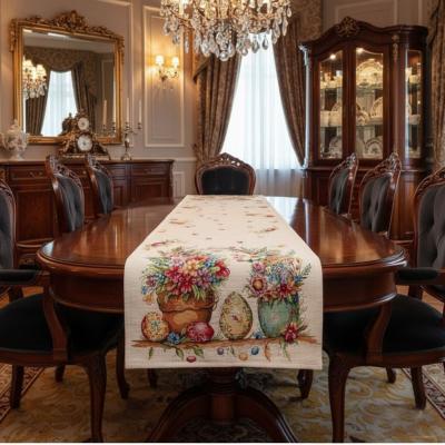 Красив великденски тишлайфер за маса в цветовете на пролетта - финес