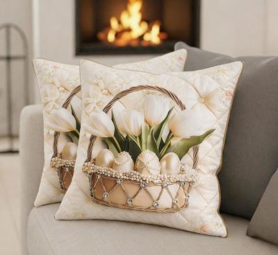 Великденски калъфки с лалета,  Великденска хармония