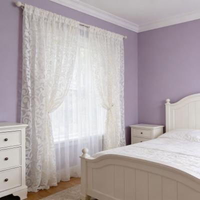 Готови пердета - екрю