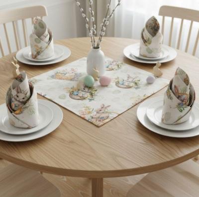 Салфетки от плат за Великден със зайчета