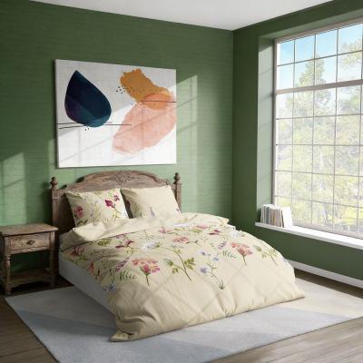 Олекотена завивка с нежни пролетни цветя