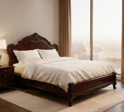 Спален комплект от сатениран памучен крепон - нежност в нюанс крем