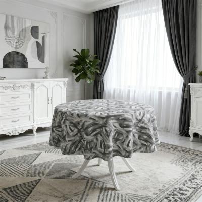 покривка в бяло и сиво