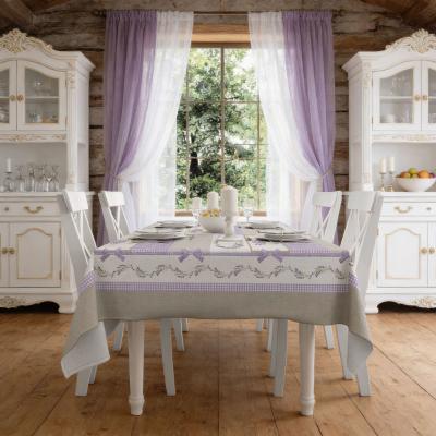 Покривка за маса с лавандулов десен в стил Прованс