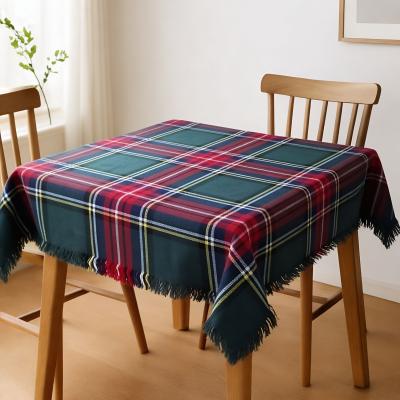 Битова покривка за маса в тъмнозелено