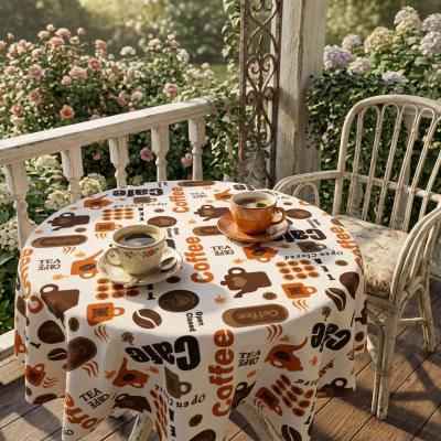 Кафенето на ъгъла: красива покривка за маса - немачкаема
