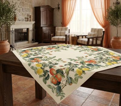 Жакардово каре с лимони и портокали – свежестта на южното море