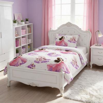 Приказен бал – детски спален комплект от памучен ранфорс