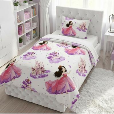 Приказен бал – детски спален комплект от памучен ранфорс