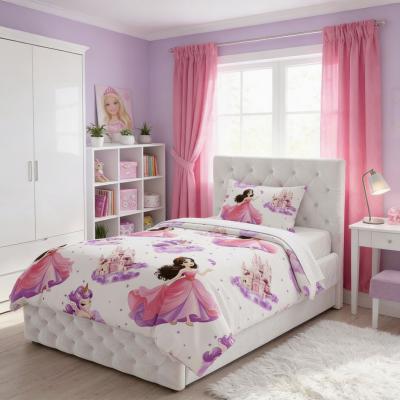 Приказен бал – детски спален комплект от памучен ранфорс