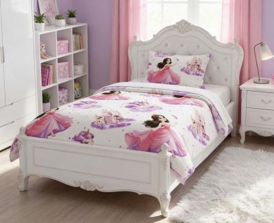Приказен бал – детски спален комплект от памучен ранфорс