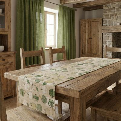 Тишлайфер с щампа ябълки, наподобяваща пачуърк