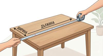 правоъгълна маса